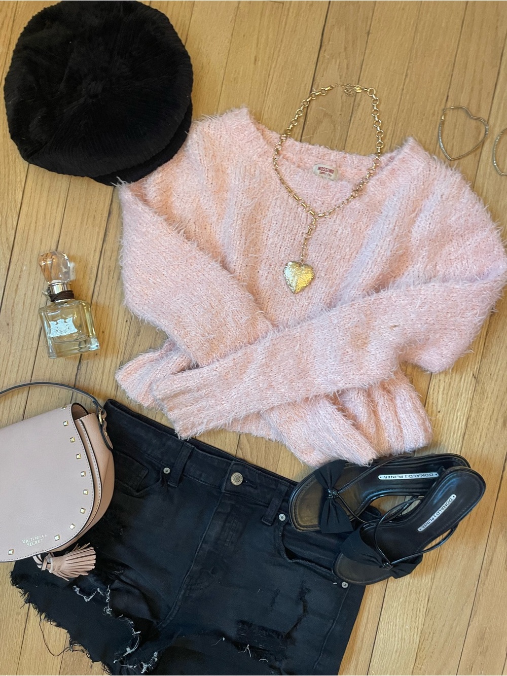 Mossimo Supply Co. Soft Pink Crew Neck Sweater
